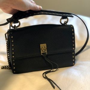 Rebecca Minkoff crossbody bag in black leather